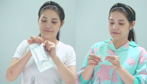 "Da không thể đẹp chỉ nhờ một sản phẩm, nhưng đúng sản phẩm sẽ thay đổi được làn da" – chị Hà chia sẻ.