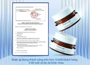 Kem nám vi tinh thể Fresh Lady được nhiều chị em phụ nữ tin dùng trên khắp thế giới.